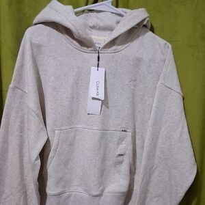 Calvin Klein Men's Light Gray Hoodie Sweater